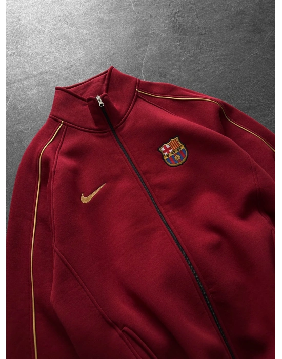 3 İPLİK PAMUKLU KUMAŞ BARÇA HIRKA KIRMIZI