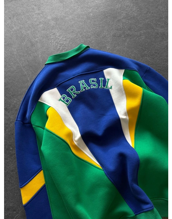 3 İPLİK PAMUKLU KUMAŞ FULL PARÇALI BRASİL SWEAT