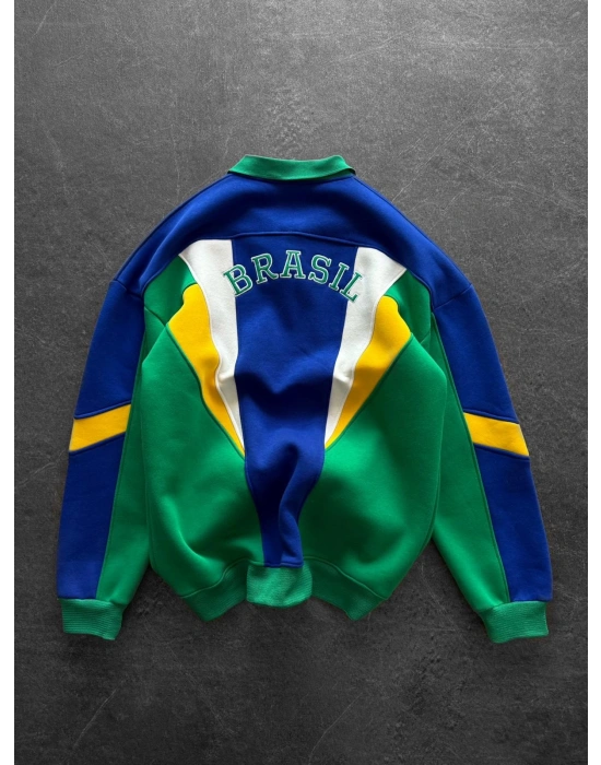 3 İPLİK PAMUKLU KUMAŞ FULL PARÇALI BRASİL SWEAT