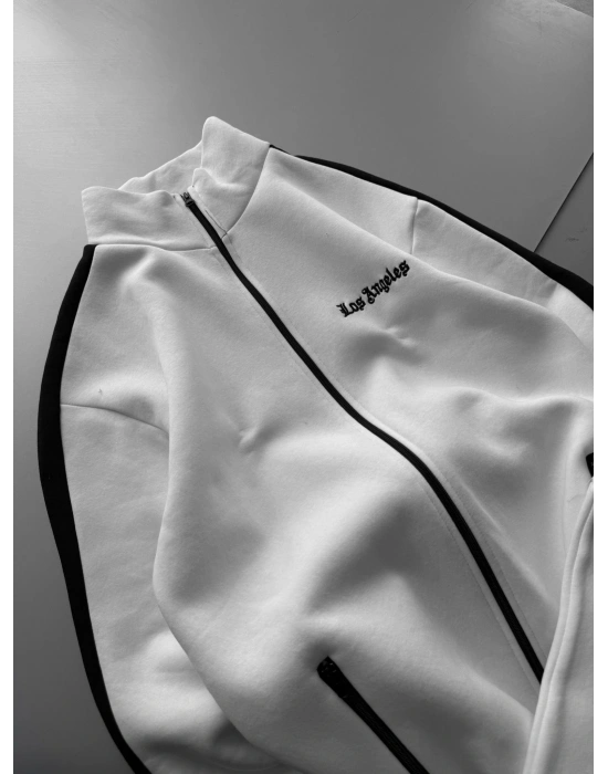 3 İPLİK PAMUKLU KUMAŞ LOS ANGELS EŞOFMAN TAKIMI