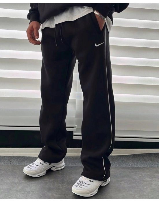 3 İPLİK PAMUKLU KUMAŞ NK BAGGY YANDAN BİTELİ EŞOFMAN ALTI