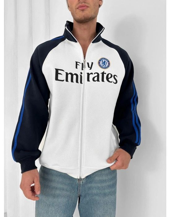 3 İPLİK PAMUKLU KUMAŞ OVERSİZE CHELSEA HIRKA