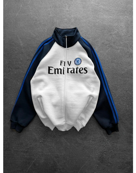 3 İPLİK PAMUKLU KUMAŞ OVERSİZE CHELSEA HIRKA