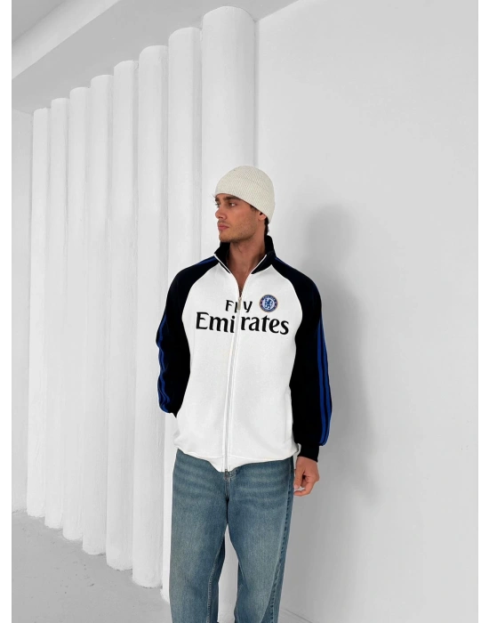 3 İPLİK PAMUKLU KUMAŞ OVERSİZE CHELSEA HIRKA