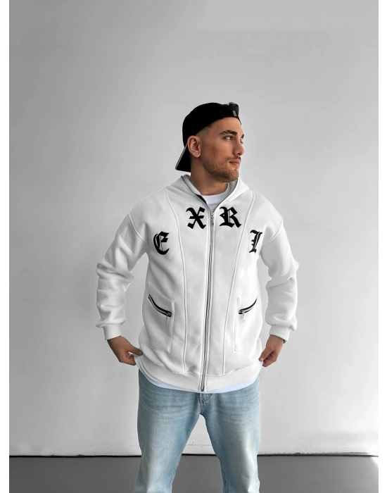 3 İPLİK PAMUKLU KUMAŞ XRL KAPÜŞONLU HIRKA