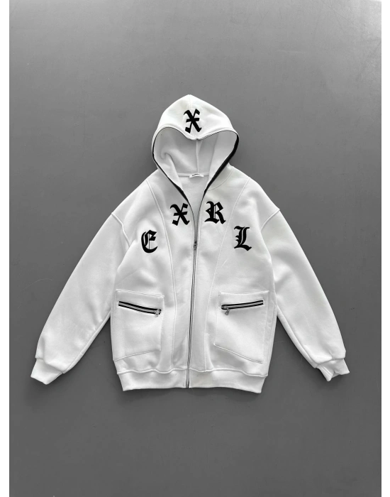 3 İPLİK PAMUKLU KUMAŞ XRL KAPÜŞONLU HIRKA