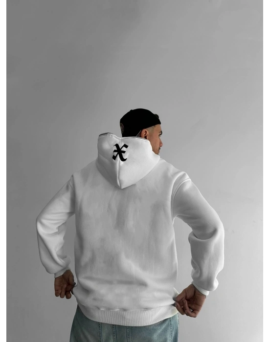 3 İPLİK PAMUKLU KUMAŞ XRL KAPÜŞONLU HIRKA