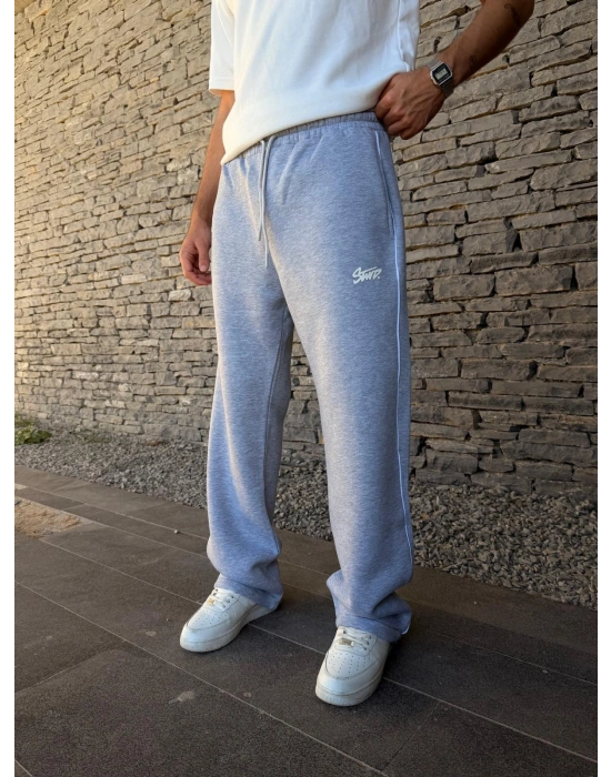 3 İPLİK ŞARDONLU STW BİYELİ EŞOFMAN GRİ