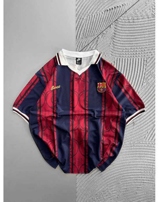 POLO YAKA BARCA İMZA SERİ NAKIŞLI OVERSİZE TSHİRT