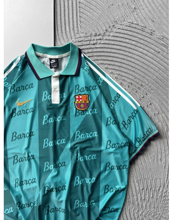 POLO YAKA FORMA KUMAŞ DİJİTAL BASKI OVERSİZE TSHİRT