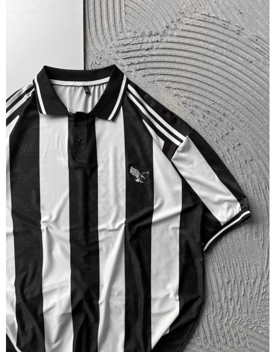 POLO YAKA FORMA KUMAŞ TARAFTAR DİJİTAL BASKI OVERSİZE TSHİRT BJK