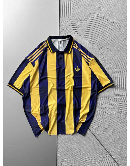 POLO YAKA FORMA KUMAŞ TARAFTAR DİJİTAL BASKI OVERSİZE TSHİRT FB