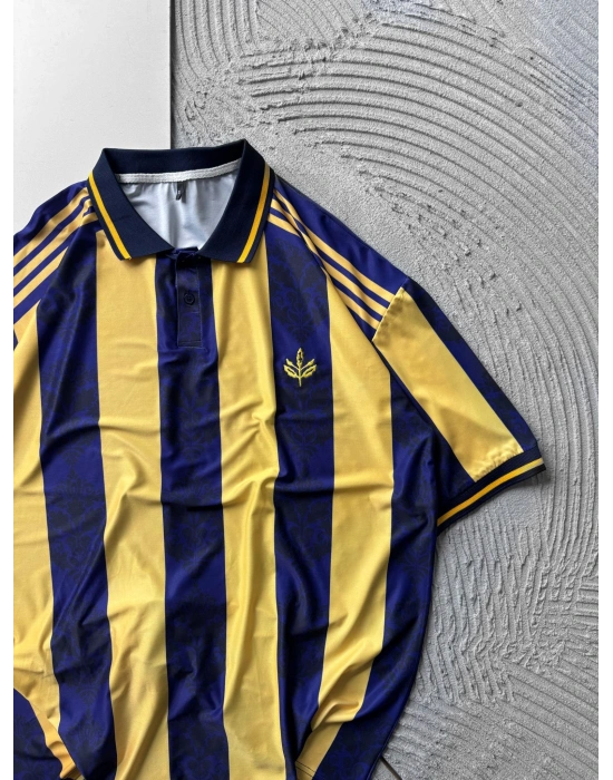 POLO YAKA FORMA KUMAŞ TARAFTAR DİJİTAL BASKI OVERSİZE TSHİRT FB