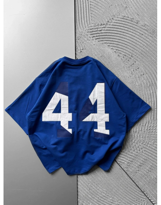 BİSİKLET YAKA 44 NAKIŞ OVERSİZE TSHİRT LACİ