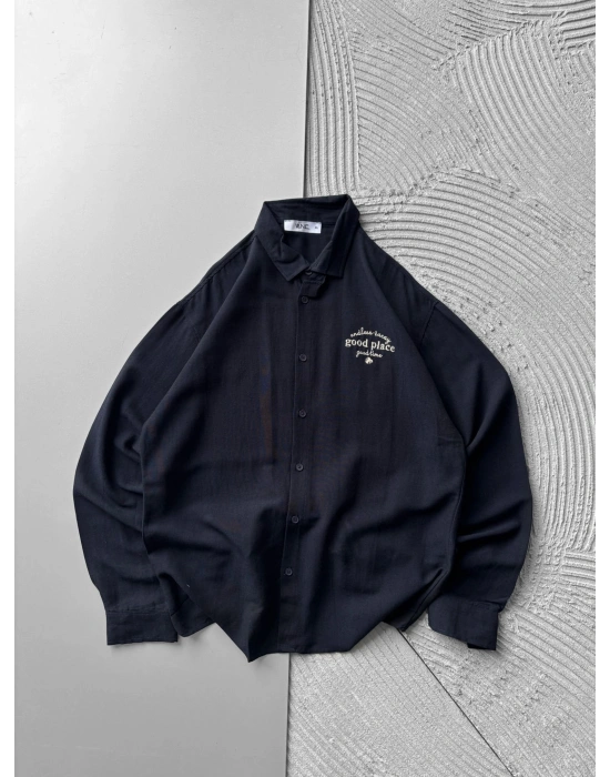 GOOD PLACE OVERSIZE GÖMLEK LACİ