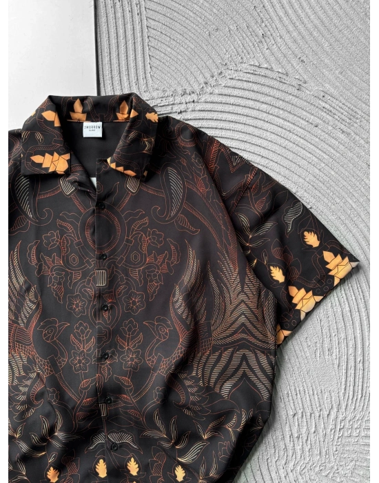 SİLÜET OVERSIZE GÖMLEK SİYAH