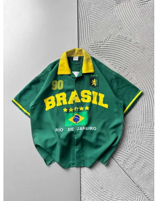 BRASIL OVERSIZE GÖMLEK