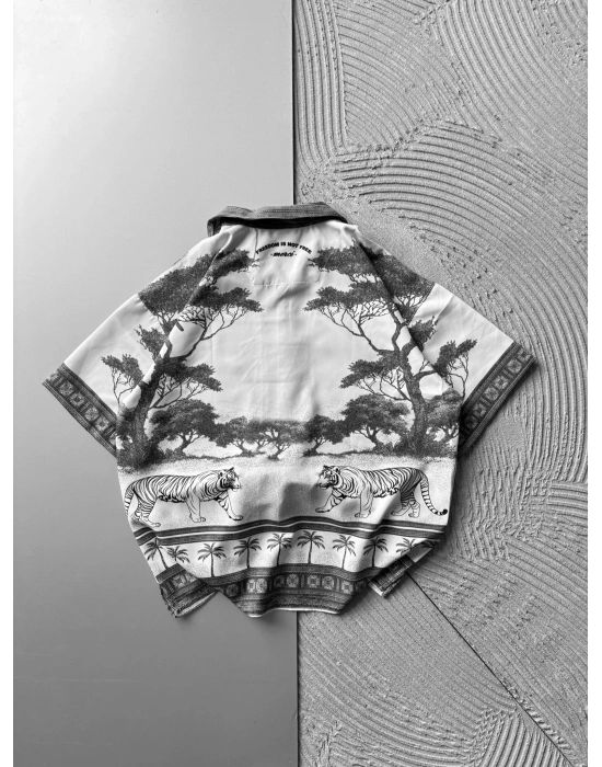 KAPLAN OVERSIZE GÖMLEK GRİ