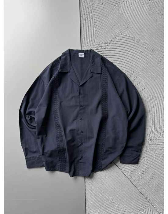 HASIR SERIT OVERSIZE GÖMLEK LACİ