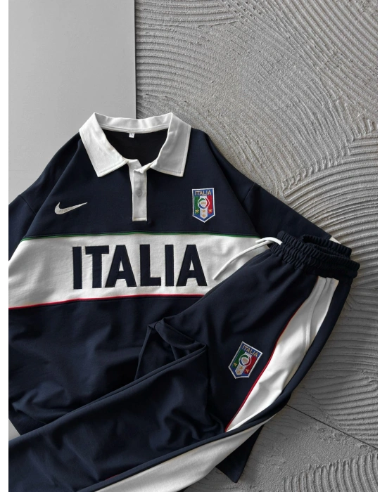 POLO YAKA İTALİA HS OVERSİZE EŞOFMAN TAKIMI LACİ