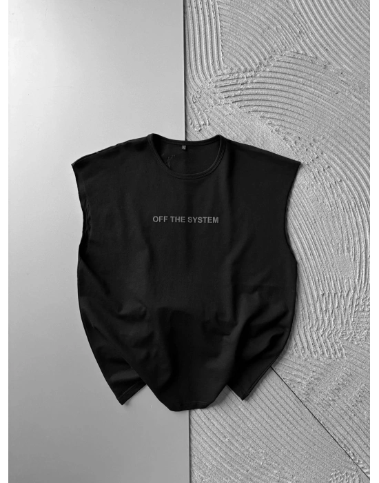 KABARTMA SIRT LEOPAR BASKI ATLET SİYAH