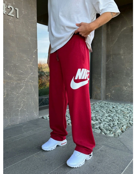 2 İPLİK KUMAŞ YAN B. NK PACA LASTİK EŞOFMAN ALTI KIRMIZI