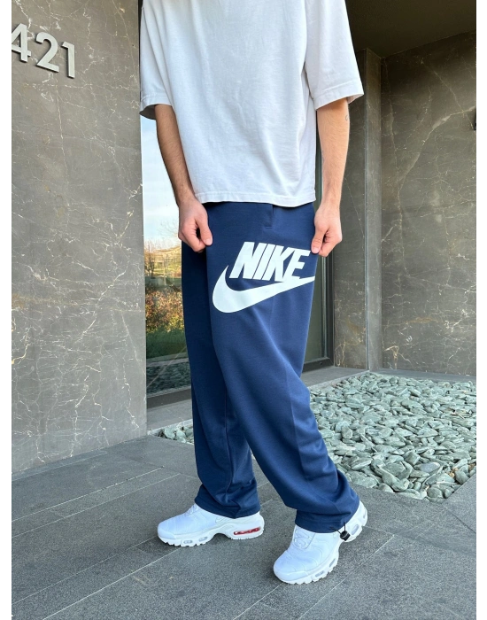 2 İPLİK KUMAŞ YAN B. NK PACA LASTİK EŞOFMAN ALTI MAVİ