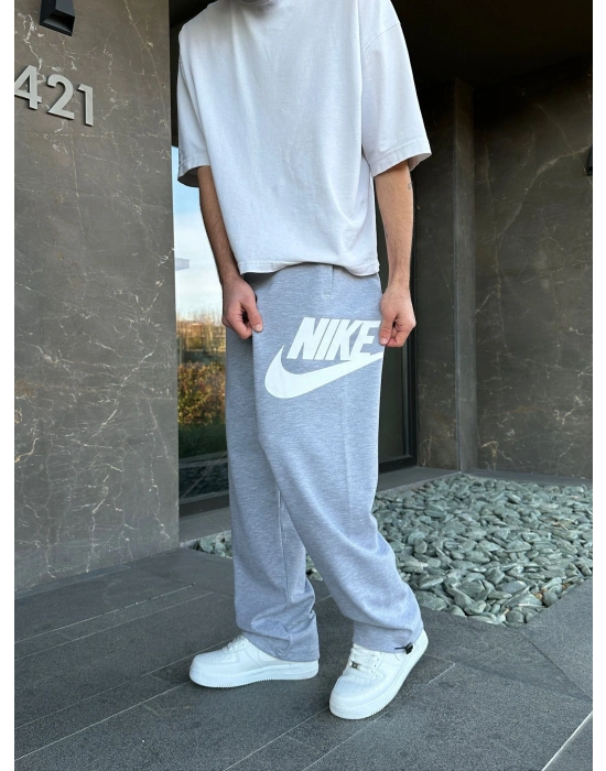 2 İPLİK KUMAŞ YAN B. NK PACA LASTİK EŞOFMAN ALTI GRİ