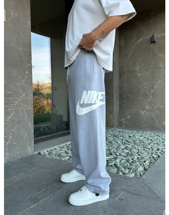 2 İPLİK KUMAŞ YAN B. NK PACA LASTİK EŞOFMAN ALTI GRİ