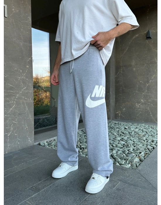 2 İPLİK KUMAŞ YAN B. NK PACA LASTİK EŞOFMAN ALTI GRİ