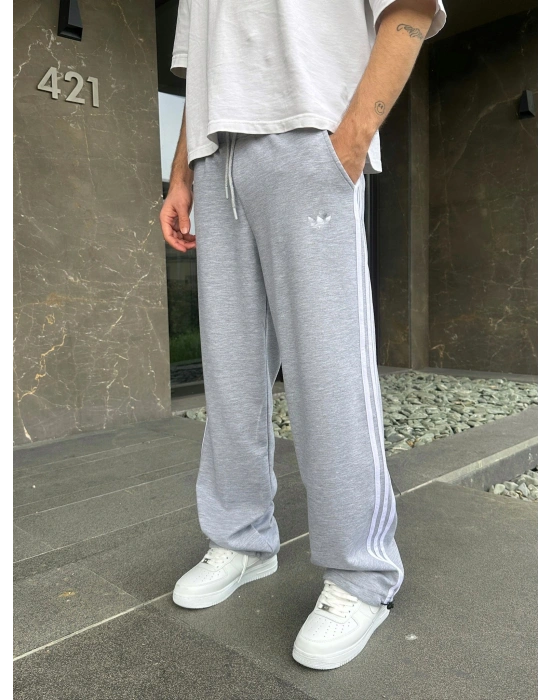 2 İPLİK KUMAŞ BGY PACA LASTİK EŞOFMAN ALTI GRİ 1