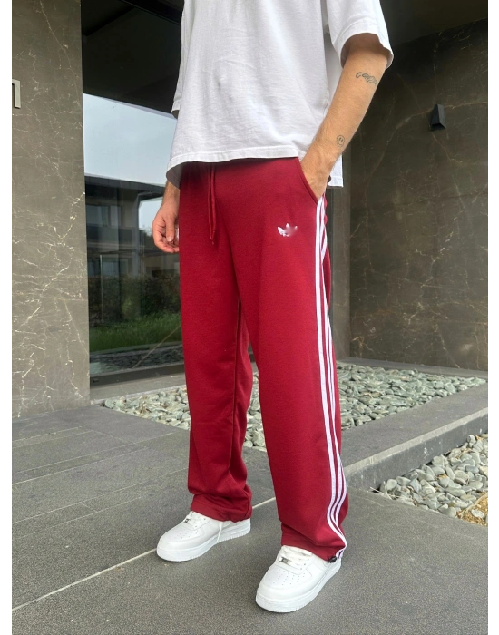 2 İPLİK KUMAŞ BGY PACA LASTİK EŞOFMAN ALTI KIRMIZI 1