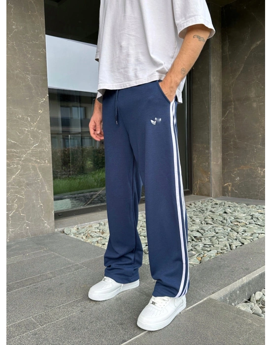 2 İPLİK KUMAŞ BGY PACA LASTİK EŞOFMAN ALTI MAVİ 1