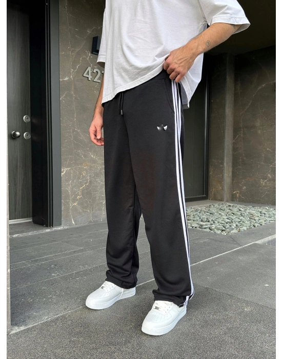 2 İPLİK KUMAŞ BGY PACA LASTİK EŞOFMAN ALTI SİYAH 1