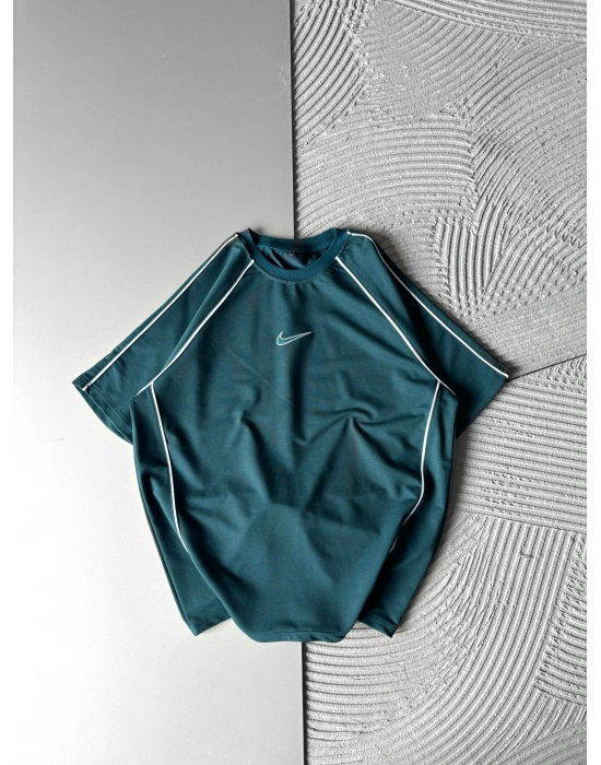 SOFT NK BİYELİ HS OVERSİZE TSHİRT SU YEŞİLİ