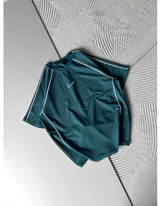 SOFT NK BİYELİ HS OVERSİZE TSHİRT SU YEŞİLİ