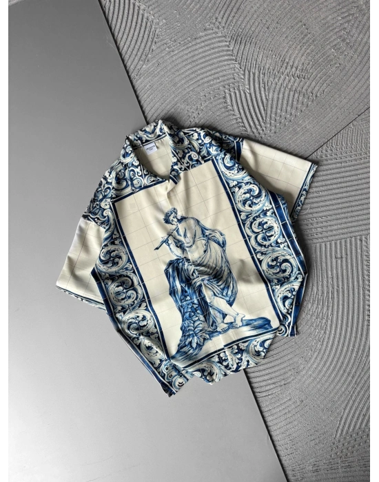 HADES DESENLİ OVERSİZE GÖMLEK