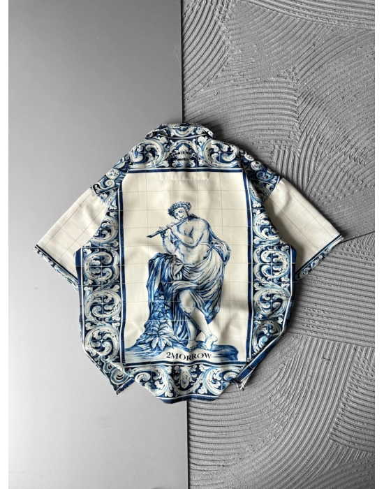 HADES DESENLİ OVERSİZE GÖMLEK