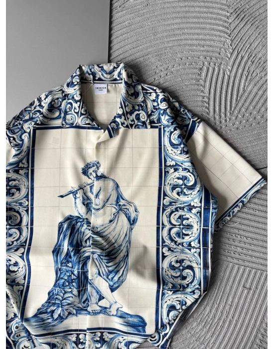 HADES DESENLİ OVERSİZE GÖMLEK