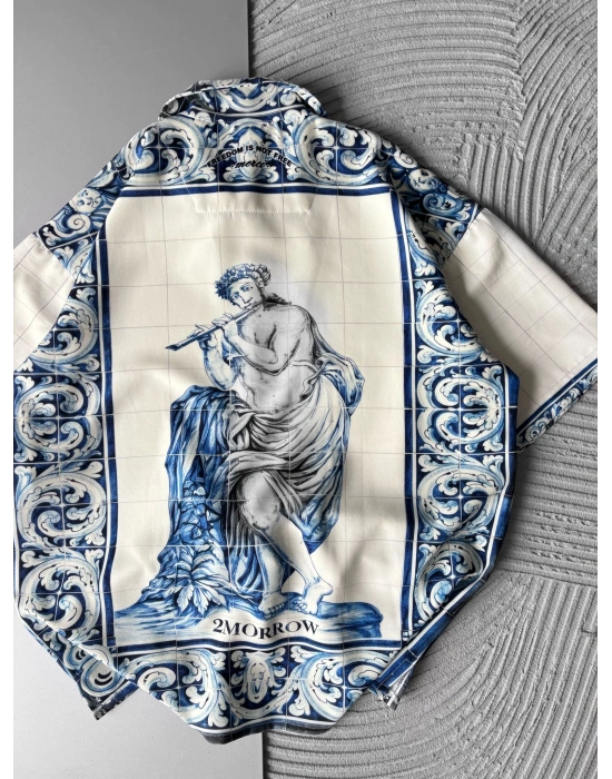 HADES DESENLİ OVERSİZE GÖMLEK