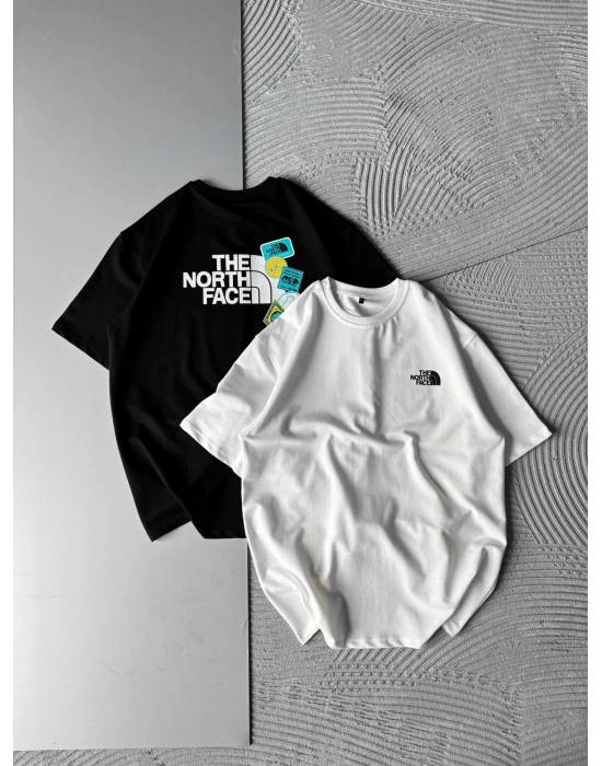 NF ÖN-ARKA BASKI OVERSİZE TSHİRT BEYAZ