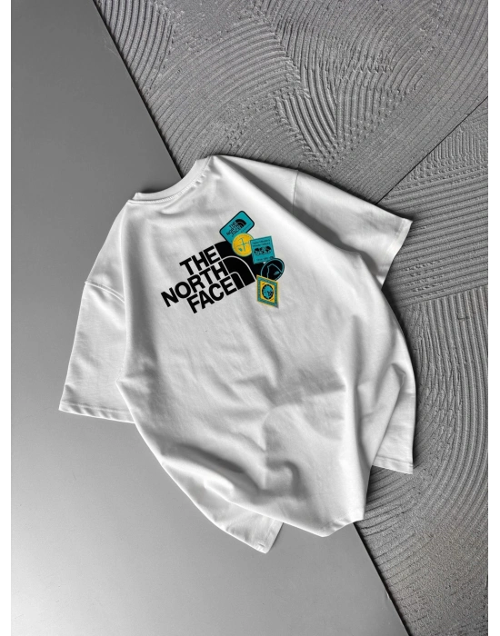 NF ÖN-ARKA BASKI OVERSİZE TSHİRT BEYAZ