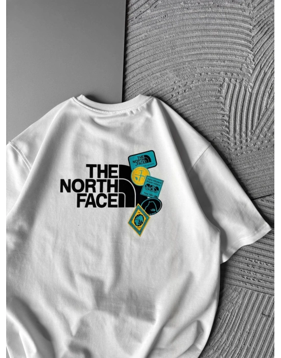 NF ÖN-ARKA BASKI OVERSİZE TSHİRT BEYAZ