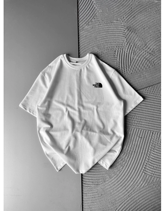 NF ÖN-ARKA BASKI OVERSİZE TSHİRT BEYAZ