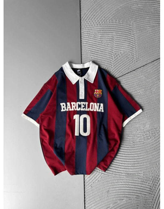 BARC 10 POLO YAKA OVERSİZE TSHİRT LACİ