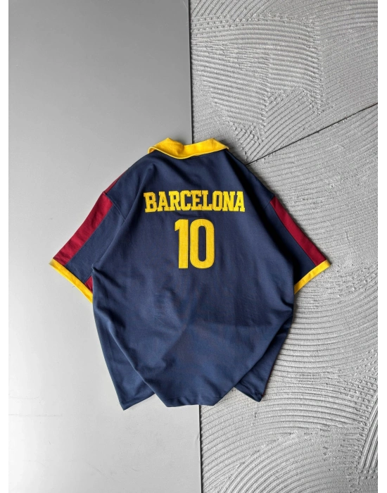 BARC 10 POLO YAKA OVERSİZE TSHİRT BORDO