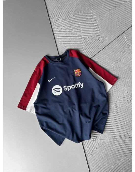 BARC SPOTY NAKIŞLI OVERSİZE TSHİRT LACİ