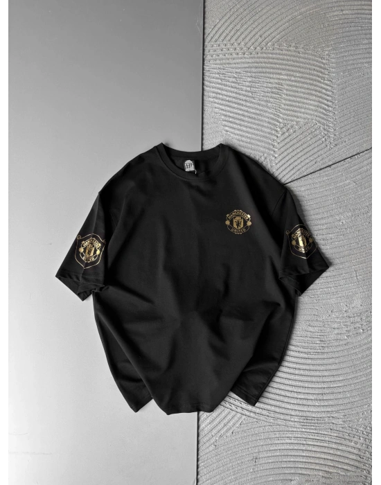 HOLOGRAM UTD BASKI OVERSİZE TSHİRT