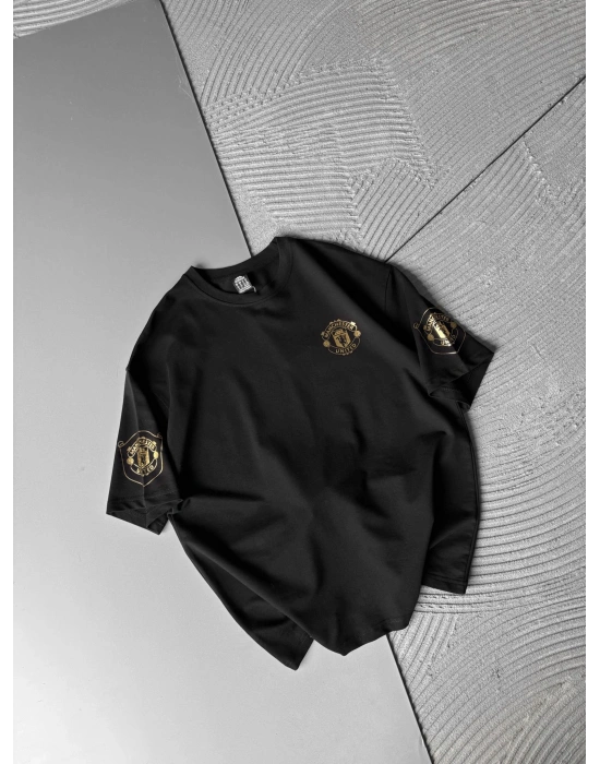 HOLOGRAM UTD BASKI OVERSİZE TSHİRT