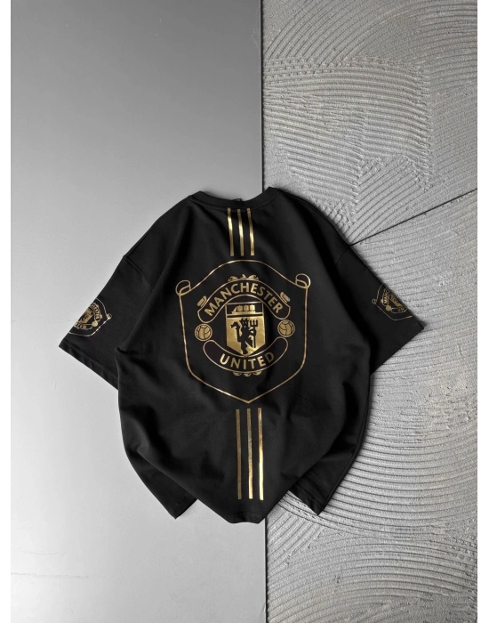 HOLOGRAM UTD BASKI OVERSİZE TSHİRT